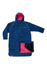 Charlie Mcleod Eco Sports Cloak Long Sleeve Navy Pink XS