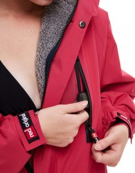 Red Original Long Sleeve Pro Change Robe EVO - Fuchsia L