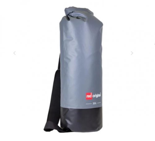 Red Paddle Waterproof Roll Top Dry Bag Grey 30L