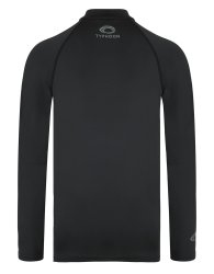 Typhoon Fintra L/S Tech Rash Vest Black Youth Large