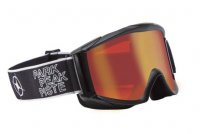 Manbi Apollo Goggle  Black Black/ Red