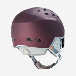 Head Rachel Visor Ski Helmet Burgundy M/L
