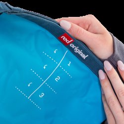 Red Original Waterproof Roll Top 10L Dry Bag - Ride Blue