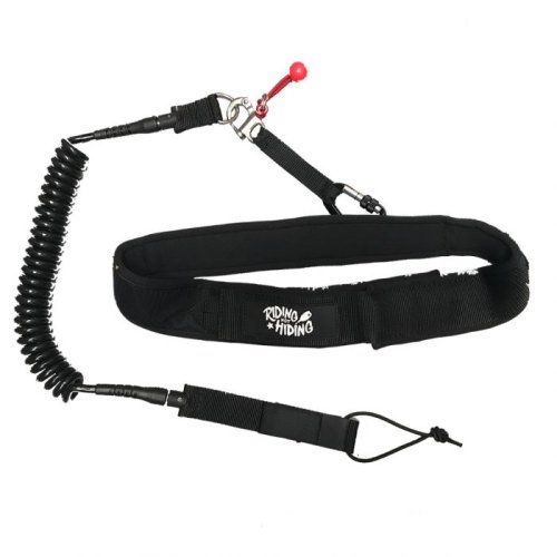 Riding Not Hiding Coiled SUP Waist Leash Premium